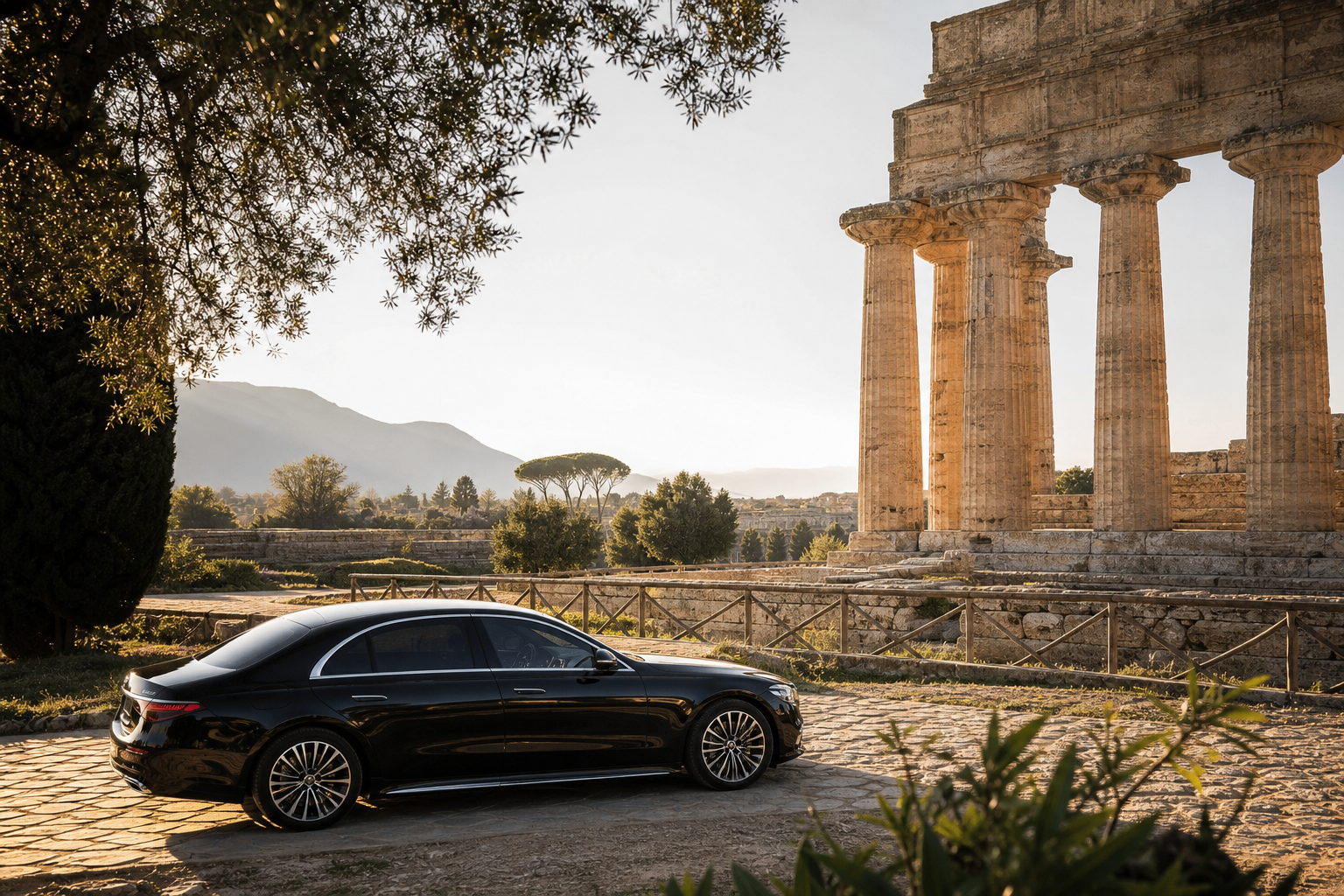 Auto privata per tour a Paestum e nel Cilento